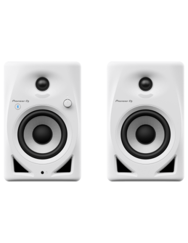 PIONEER DJ DM-40D-BT-W – Enceinte de monitoring Bluetooth (la paire) version blanche – photo complémentaire 1