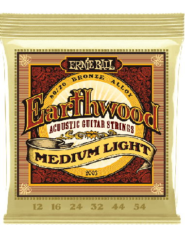 ERNIE BALL CEB 2003 JEUX – Medium light 12-16-24w-32-44-54 corde pour Guitare acoustique