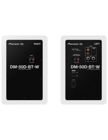 PIONEER DJ DM-50D-BT-W – Enceinte de monitoring version blanche (la paire) – photo complémentaire 2