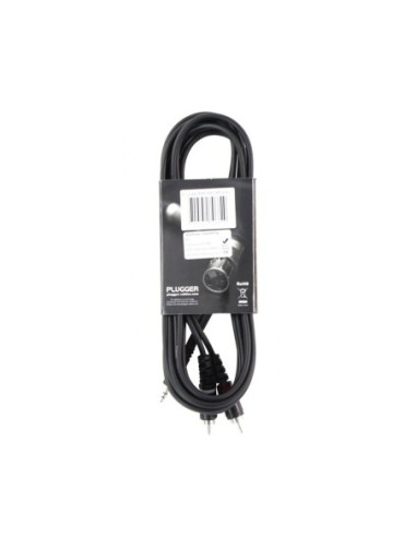 PLUGGER – Câble Y Mini Jack Mâle Stéréo - RCA Mâle 3m Easy – photo complémentaire 2