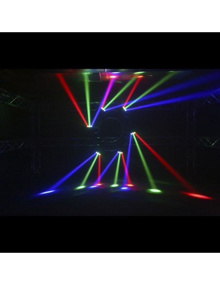 BOOMTONE DJ LUDIPOCKET TRI 360 – Effets à led 9 * 12 W RGBW 4 en 1 – photo complémentaire 2