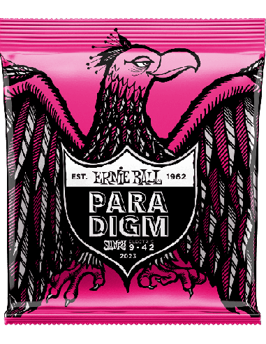 ERNIE BALL – CEB 2023 Jeux - Super slinky 09-11-16-24w-32-42 pour guitare électrique