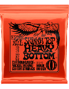 ERNIE BALL CEB 2215 – Jeux Skinny top HB 10-13-17-30-42-52 pour guitare électrique