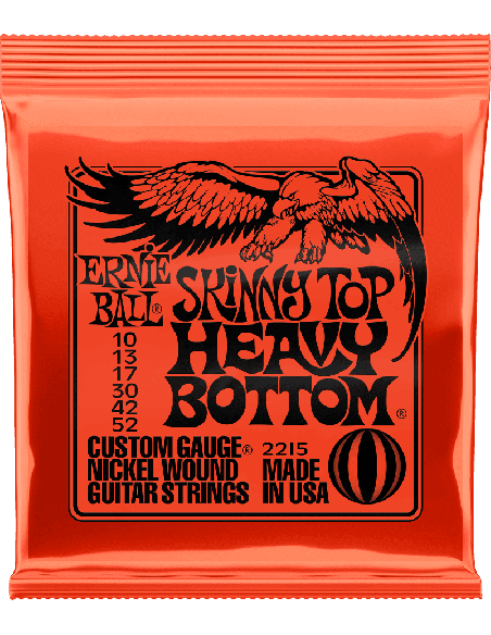 ERNIE BALL CEB 2215 – Jeux Skinny top HB 10-13-17-30-42-52 pour guitare électrique