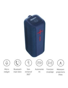 POWER ACOUSTICS GETONE 40 BLUE – Enceinte Nomade Bluetooth Compacte - Couleur Bleue 2