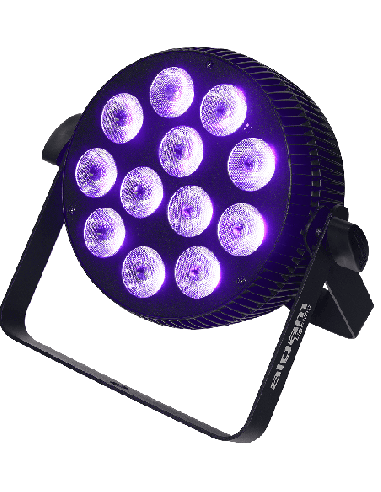 ALGAM LIGHTING SLIMPAR-1210-HEX – Projecteur à LED 12 x 10W RGBWAU – photo complémentaire 1