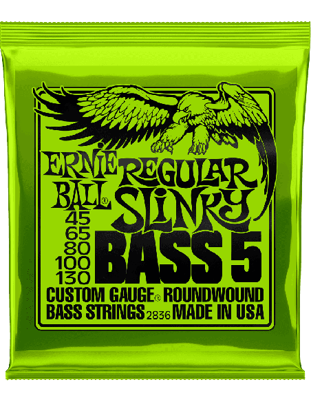 ERNIE BALL 2836 JEUX – Regular slinky /5c 45-65-80-100-130 - corde pour basse