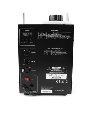 BOOMTONE DJ HAZER 2000 – Machine à brouillard – photo complémentaire 4