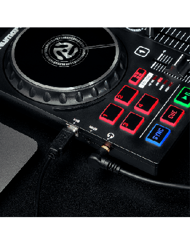 NUMARK PARTY MIX II – Contrôleur DJ USB 2 voies avec jeux de lumières intégrés – photo complémentaire 3