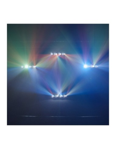 BOOMTONE DJ QUATTRO MOON STAR – Jeu de lumière combiné 3 en 1 avec LED puissantes laser et – photo complémentaire 1