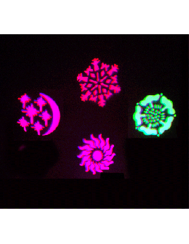 AFX COMET-GOBO – Effet de lumière DMX a led RGVBB avec 5 gobos – photo complémentaire 3