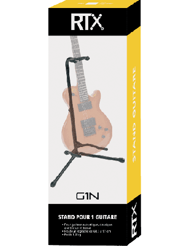 RTX TRT G1N – Stand guitare universel tête fixe noir – photo complémentaire 1