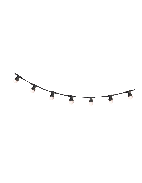 IBIZA LEDSTRING-WH – Guirlande lumineuse guinguette 10m 20 ampoules led intérieur/extérieur – photo complémentaire 1