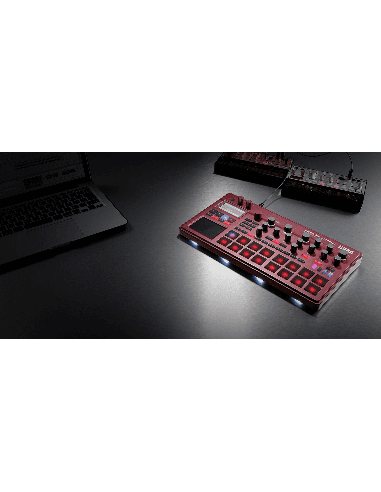 KORG ELECTIBE2S-RD – Boîte à rythme & échantillonneur et séquenceur de couleur rouge – photo complémentaire 2