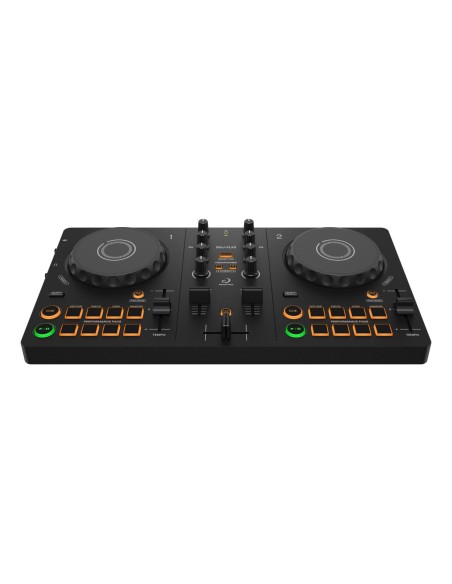 AlphaTheta DDJ-FLX2 – Vue de face du contrôleur DJ