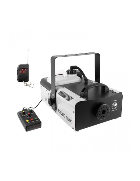 BoomTone DJ F3000 DMX – vue principale avec télécommandes