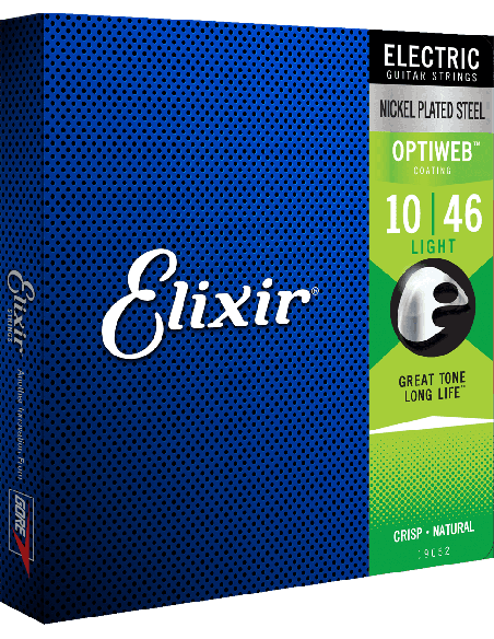ELIXIR CEL 19052 JEUX – Light 10-13-17-26-36-46 avec revêtement Cordes pour guitare électrique