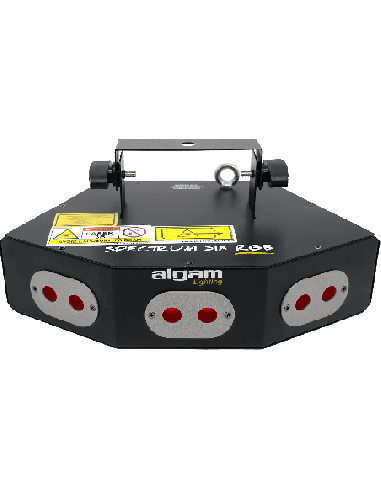 ALGAM LIGHTING SPECTRUM SIX RGB – Laser RGB 6 faisceaux 260 mW