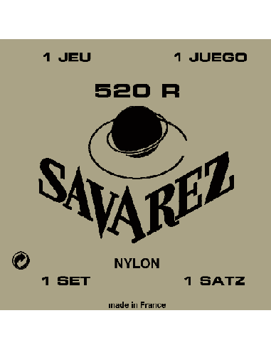 SAVAREZ 520R – Jeu de cordes guitare classique tirant normal