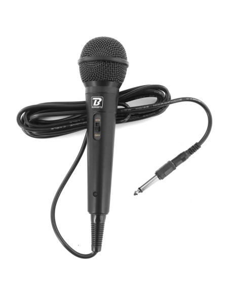 BoomTone DJ MIC10 – Vue du microphone et de sa connectique