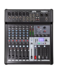 HPA Promix 8 – Vue de trois quarts de la console 2