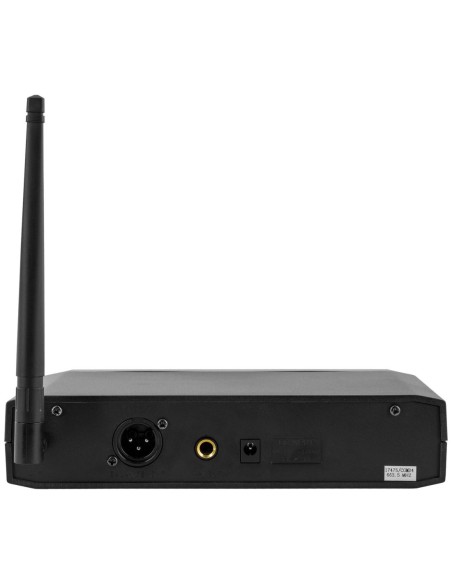 BoomTone DJ UHF SOLO F1 – Arrière du récepteur et sorties audio
