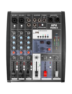 HPA Promix 4 – Console vue de trois quarts 2