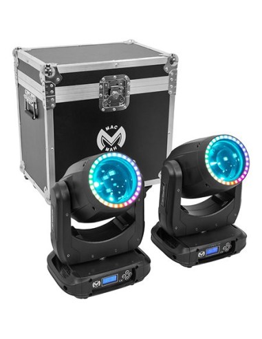 Mac Mah Mac Beam 150 Set – Deux lyres et flight case