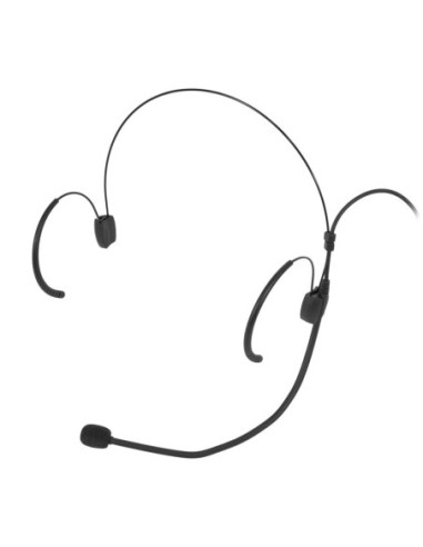 Mac Mah UHF 1000 Bodypack – Vue du microphone serre-tête