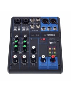 Yamaha MG06 – Console vue de trois quarts 2