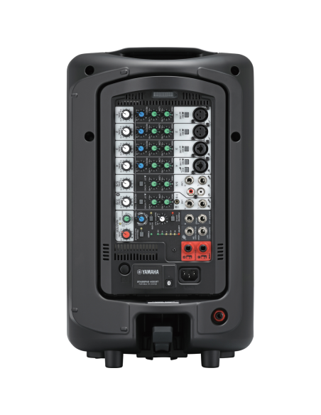 Yamaha STAGEPAS 400BT – Mixeur rangé à l’arrière d’une enceinte