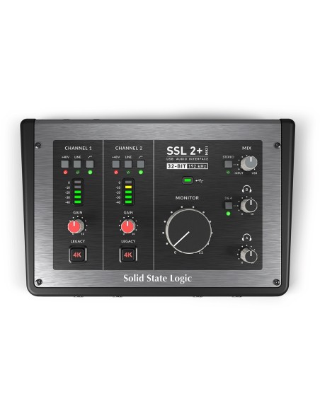 SOLID STATE LOGIC SSL2+ MKII – Interface Audio USB-C 2 entrées 4 sorties + Midi