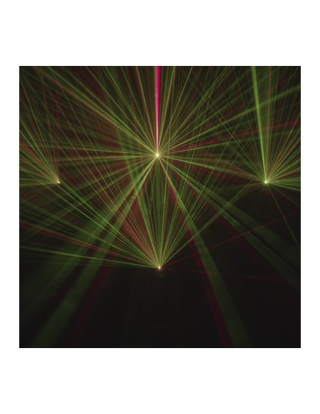 BOOMTONE DJ DERBY MOON STAR - Jeu de lumière aux faisceaux multicolors avec effe – vue 2