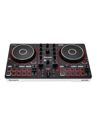 Numark Party Mix III – Contrôleur DJ USB 2 voies avec jeux de lumières LED intégrés – vue alternative