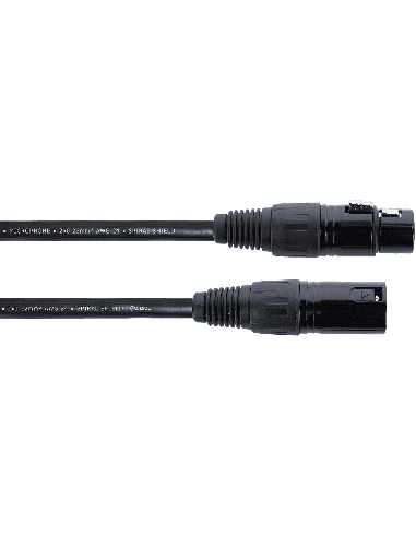 CORDIAL EM10FM – Câble micro XLR femelle / mâle 10 m