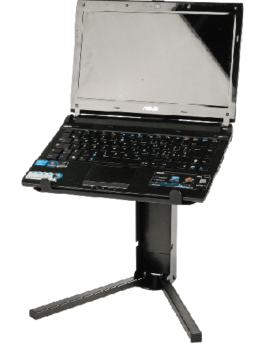 QUIKLOK LPH005 – Support ordinateur portable pour DJ – vue alternative
