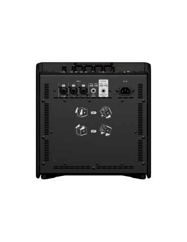 Yamaha STAGEPAS 200BTR – panneau arrière des entrées audio et de l’alimentation