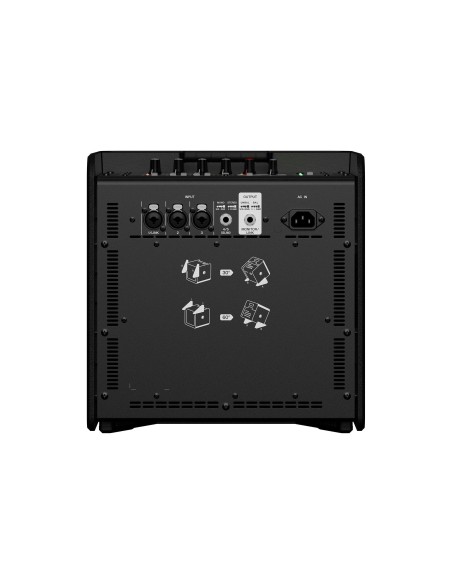 Yamaha STAGEPAS 200BTR – panneau arrière des entrées audio et de l’alimentation