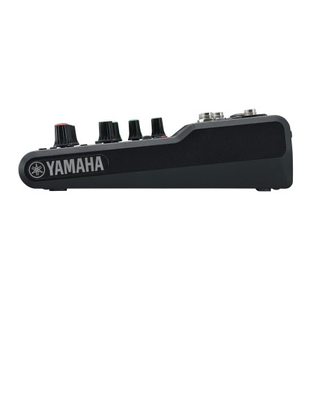 Yamaha MG06 – vue de profil du châssis compact