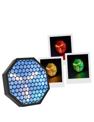 MAC MAH AMBER-O – Projecteur LED vintage ambre & RGB pour scène et déco