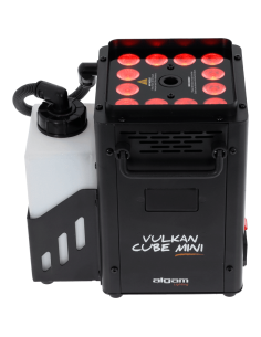 Algam Lighting VULKAN CUBE MINI – Vue de trois quarts avec LED allumées 2