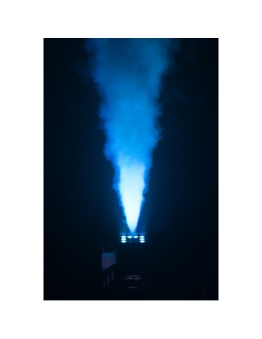 Algam Lighting VULKAN CUBE MINI – Jet de fumée vertical éclairé en bleu