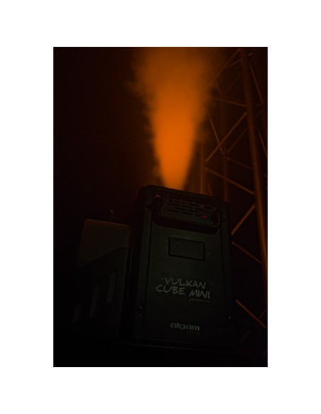 Algam Lighting VULKAN CUBE MINI – Effet geyser avec éclairage ambre