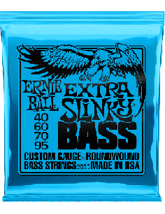 ERNIE BALL – CEB 2835 Jeux - Extra slinky 40-60-70-95 pour guitare basse