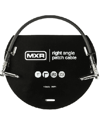 MXR DCP1 – Câble jack jack 30 cm coudé pour pédales guitare