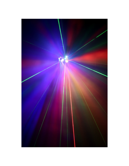 ALGAM LIGHTING FX-4 - Projecteur à effets 4-en-1 roue de gobos LED, Ma