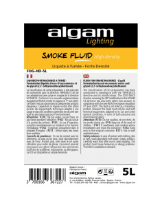 Algam Lighting FOG-HD-5L - Liquide fumée 5 L 2