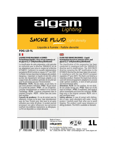 Algam Lighting FOG-LD-1L - Liquide fumée 1 L