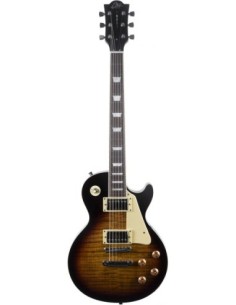 EKO LS300-HB LS 300 – Guitare électrique type LP Vintage Honey Burst