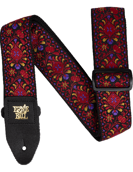ERNIE BALL AEB 5369 – Sangle Crimson Royal Bloom
